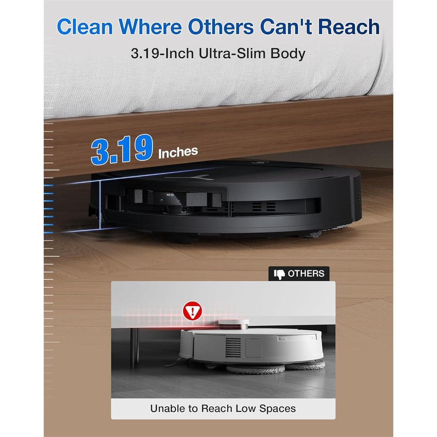 EcoVacs Deebot T50 Pro Omni Black Smart Floor Vacuum & Mopping Cleaner