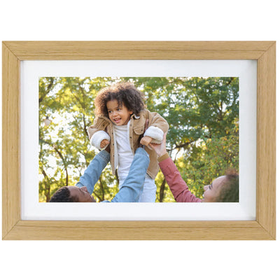 FotoStream 7" WIFI Digital Photo Frame IPS Touch Screen with Frameo and two extra frames - 8GB Built-in Memory  - Touch Panel - Smart Frameo App Support - Android & IOS Support - 2.4G HZ