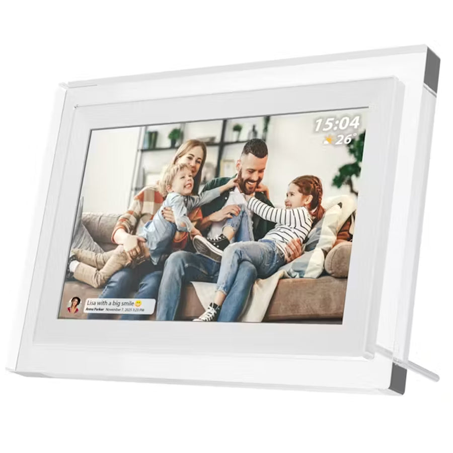 FotoStream 10.1" WIFI Digital Photo Clear Frame With Frameo APP