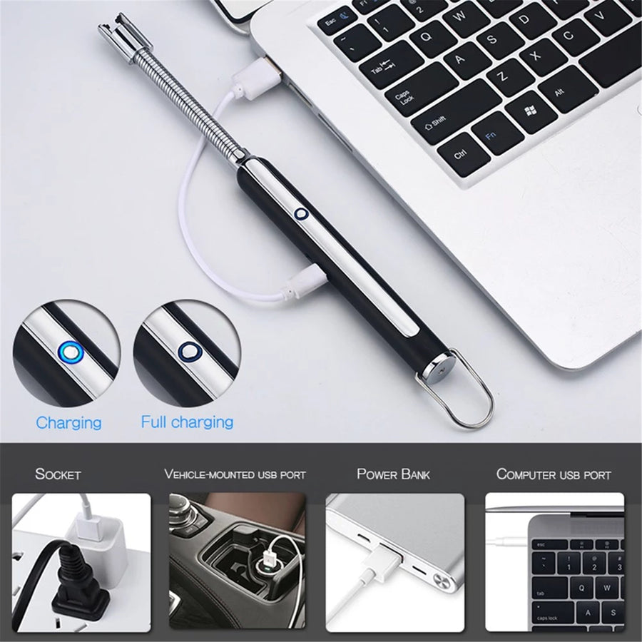 KiWiK  DK-258 Series 4000 Rechargeable Flexible Electric USB Windproof Lighter