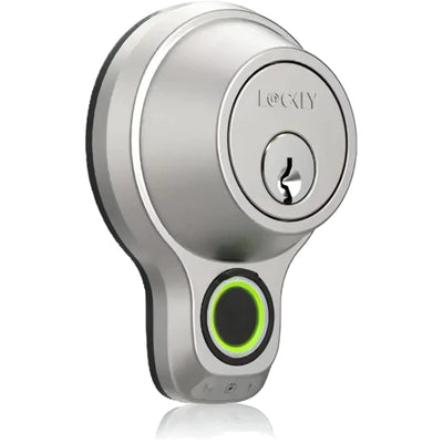 Lockly Flex Touch   Smart Deadbolt Lock - Satin Nickel