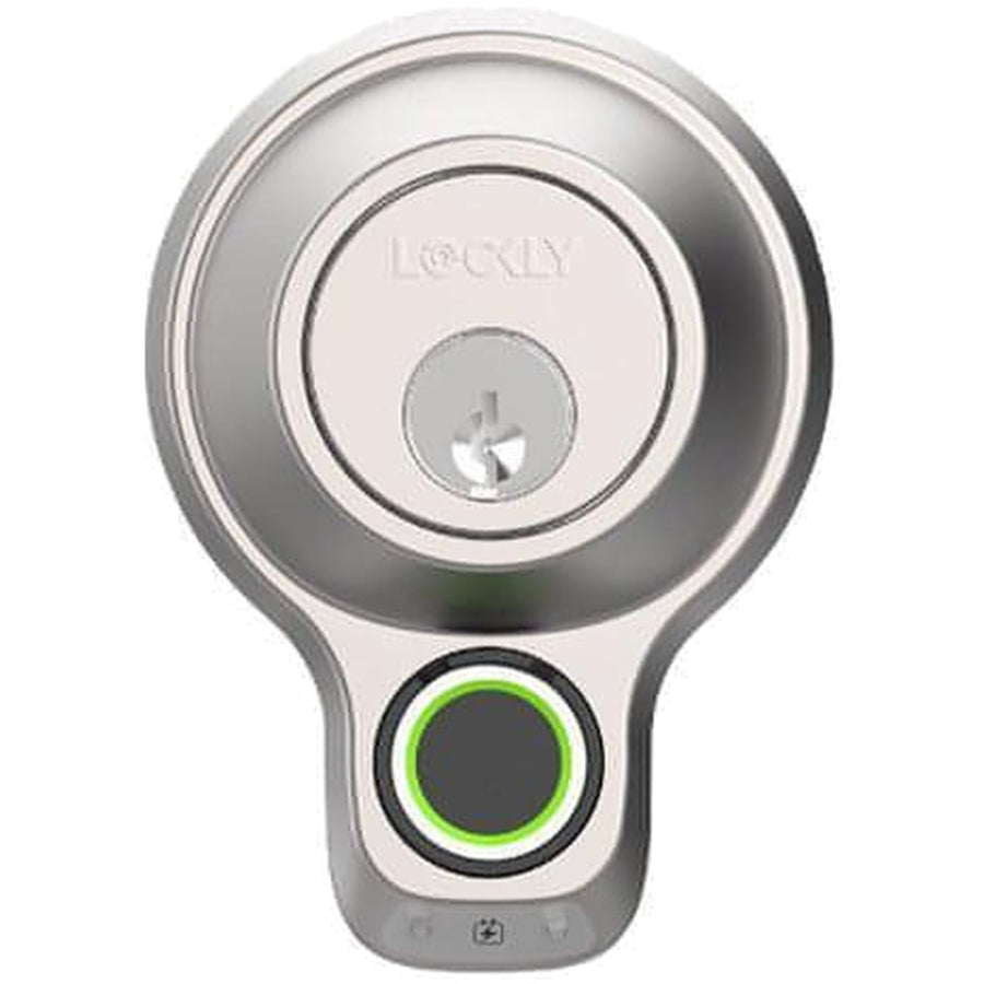 Lockly Flex Touch   Smart Deadbolt Lock - Satin Nickel