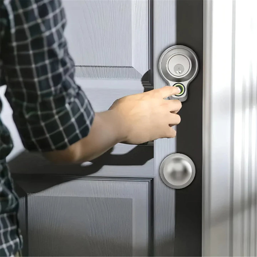 Lockly Flex Touch   Smart Deadbolt Lock - Satin Nickel