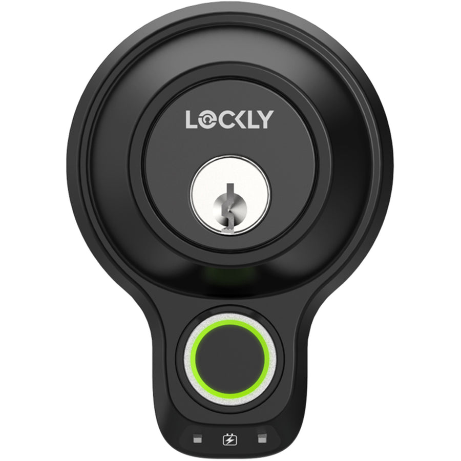 Lockly Flex Touch   Smart Deadbolt Lock - Matt Black