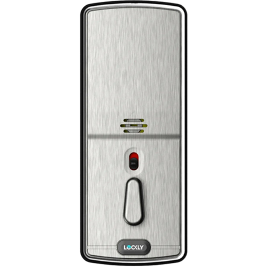 Lockly Vision   Smart Deadbolt Video Lock - Satin Nickel Finish