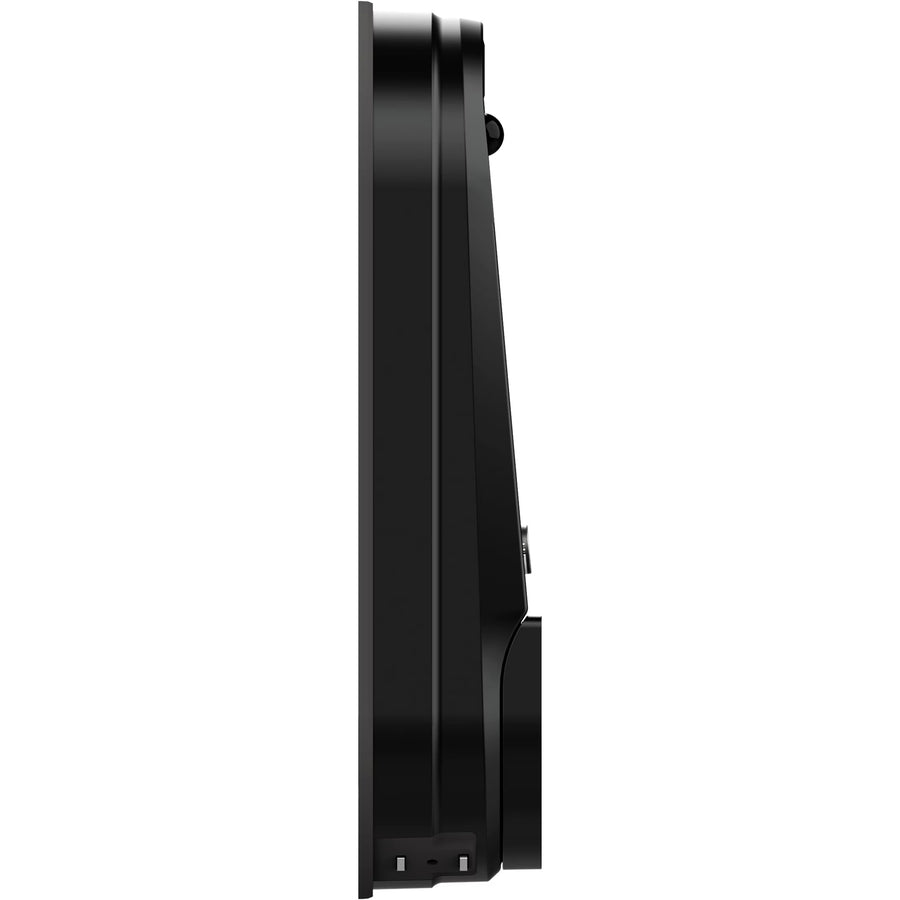 Lockly Vision Elite   Smart Deadbolt Video Lock with Solar Panel - Matte Black