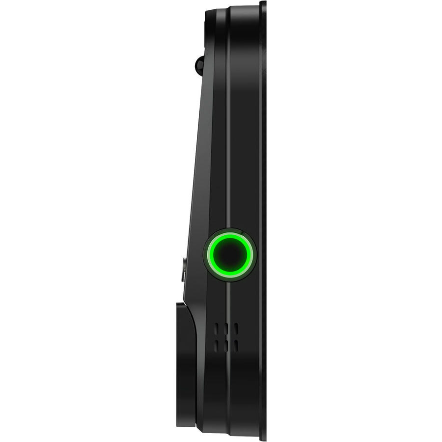 Lockly Vision Elite   Smart Deadbolt Video Lock with Solar Panel - Matte Black
