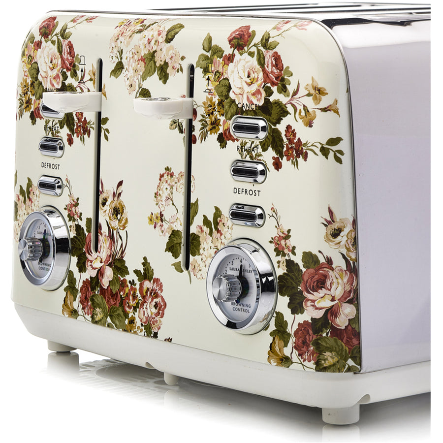 Laura Ashley Rosemore 4 Slice Toaster