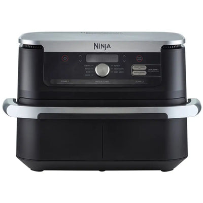 Ninja Foodi AF500 XXXL Flex Drawer 10.4L Mega Zone Air Fryer Black & Silver