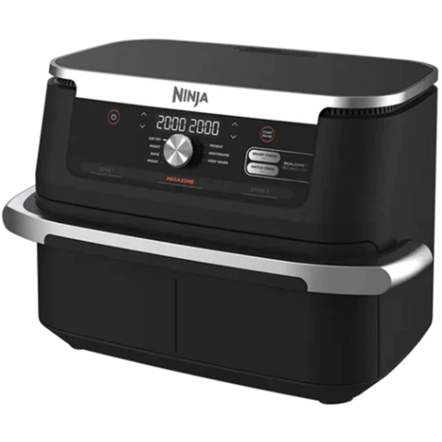 Ninja Foodi AF500 XXXL Flex Drawer 10.4L Mega Zone Air Fryer Black & Silver