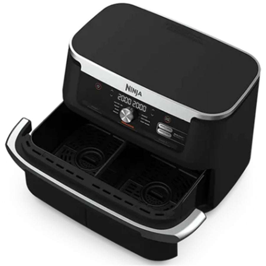 Ninja Foodi AF500 XXXL Flex Drawer 10.4L Mega Zone Air Fryer Black & Silver