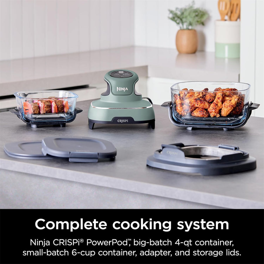 Ninja  Crispi  4-in-1 Portable Glass Air Fryer Cooking System