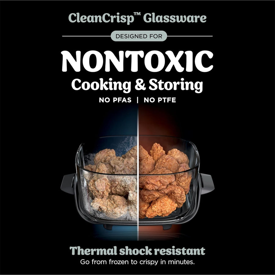 Ninja  Crispi  4-in-1 Portable Glass Air Fryer Cooking System