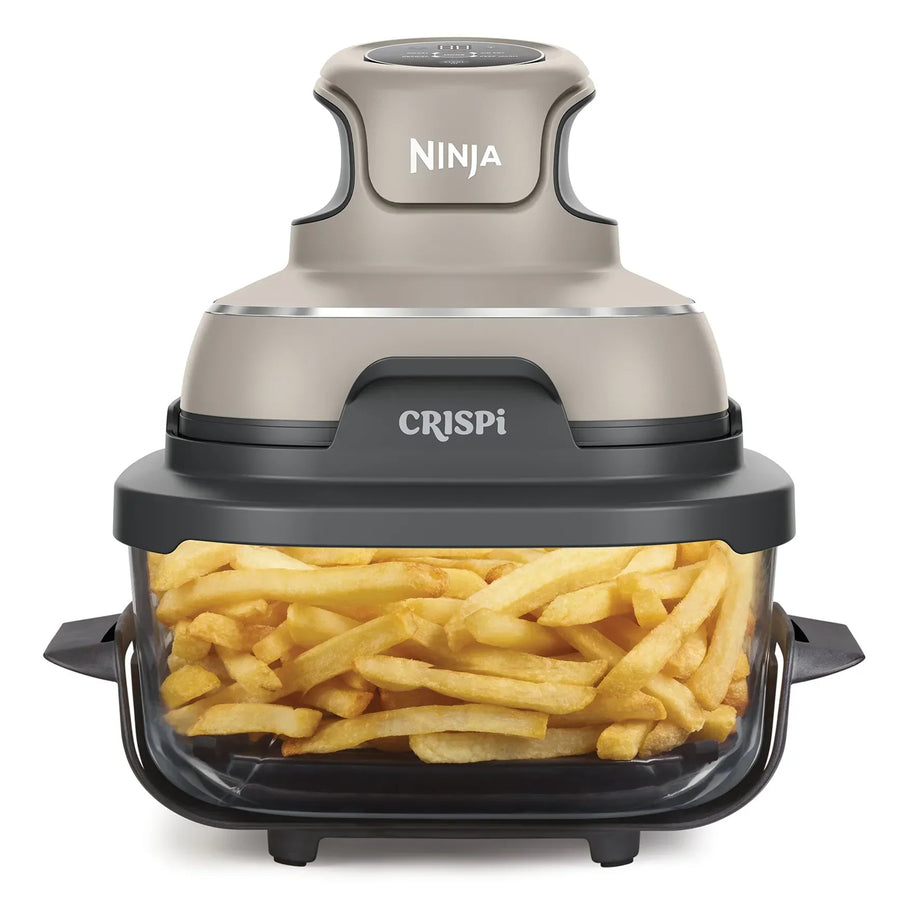 Ninja  Crispi  4-in-1 Portable Glass Air Fryer Cooking System Stone Colour