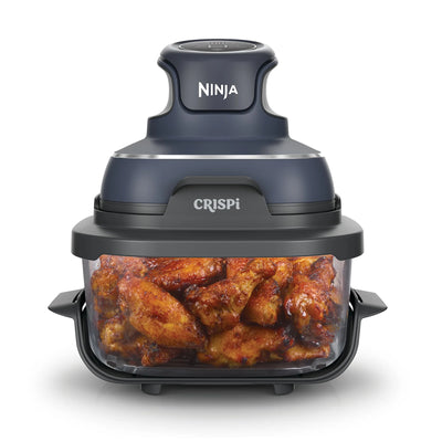 Ninja  Crispi  4-in-1 Portable Glass Air Fryer Cooking System Cyber space Colour