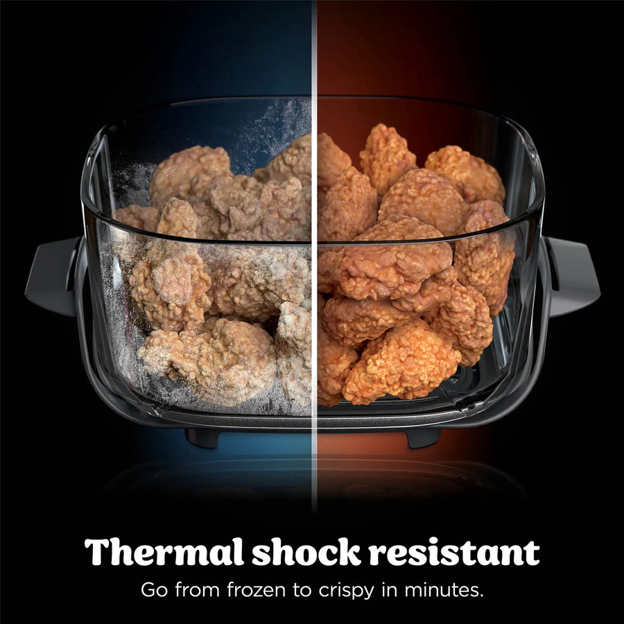 Ninja  Crispi Pro  6 - in-1 CounterTop Glass Air Fryer Colour of Stone