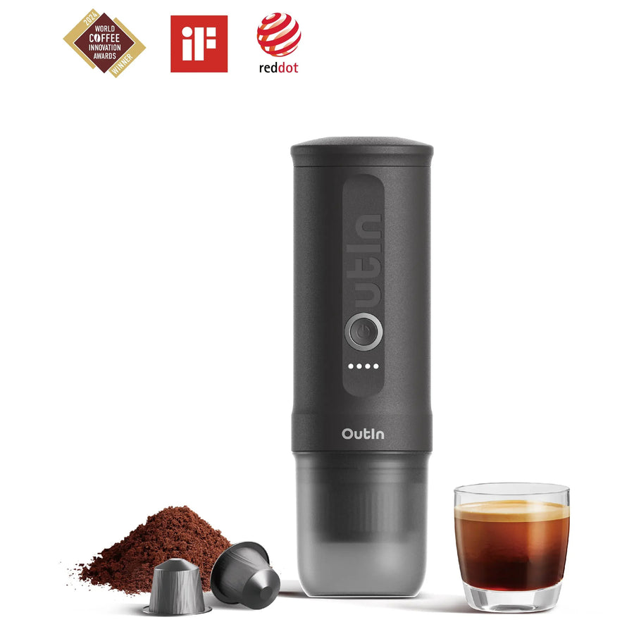 OTEM-01-SG - Outin Nano Portable Electric Espresso Machine - Space Grey