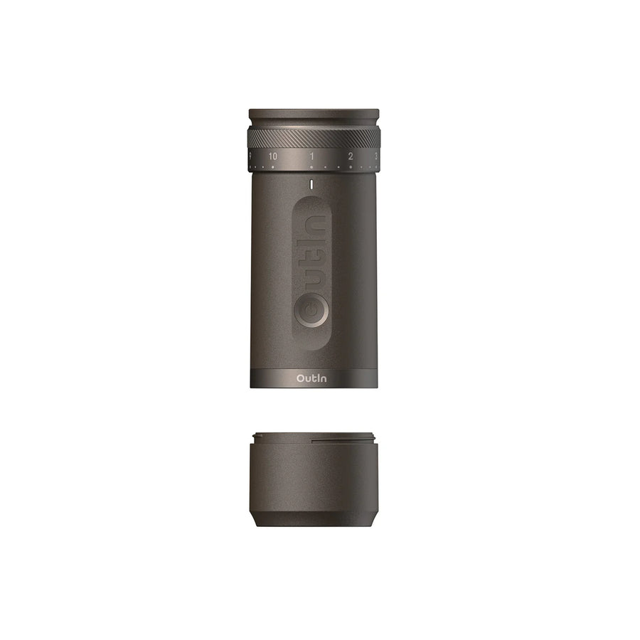 OTCG-01-TB - Outin Fino Portable Electric Coffee Grinder Tundra Brown