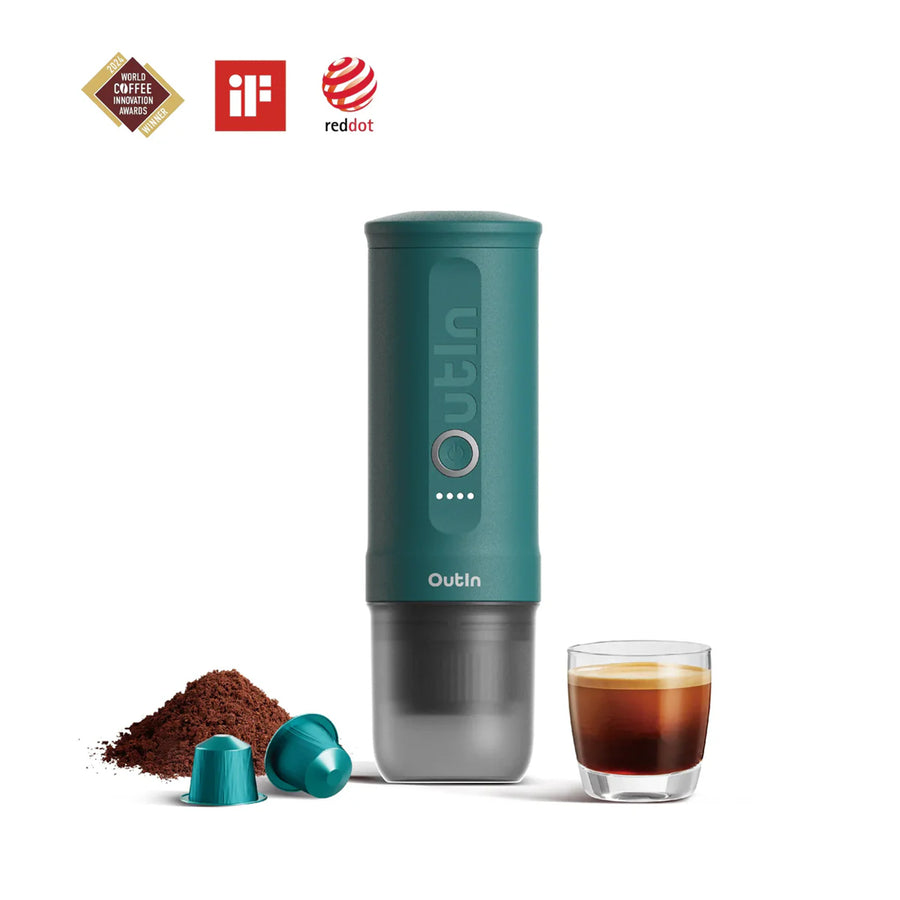 OutIn Nano   Portable Electric Espresso Machine (Teal)