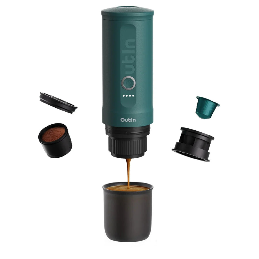OutIn Nano   Portable Electric Espresso Machine (Teal)