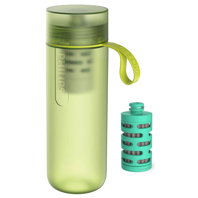 AWP2722LIR - Philips Go Zero Active Hydration Bottle with Adventure Filter 590ml – Lime