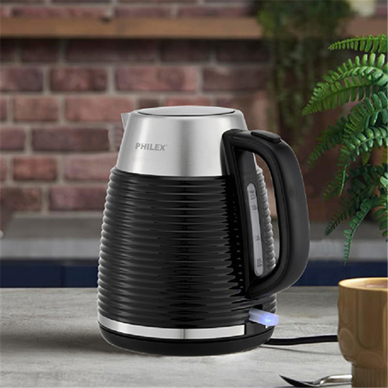 PHILEX PHK-1028 1.7L Cordless Kettle - Black