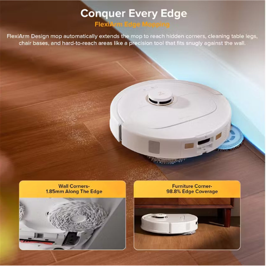 Roborock Remanufactured Q Revo C White  Vacuum Cleaner with Multifunction Dock