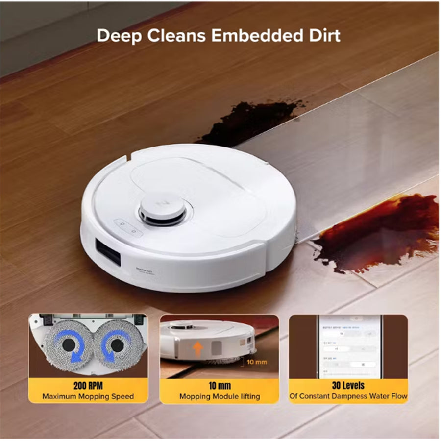 Roborock Remanufactured Q Revo C White  Vacuum Cleaner with Multifunction Dock