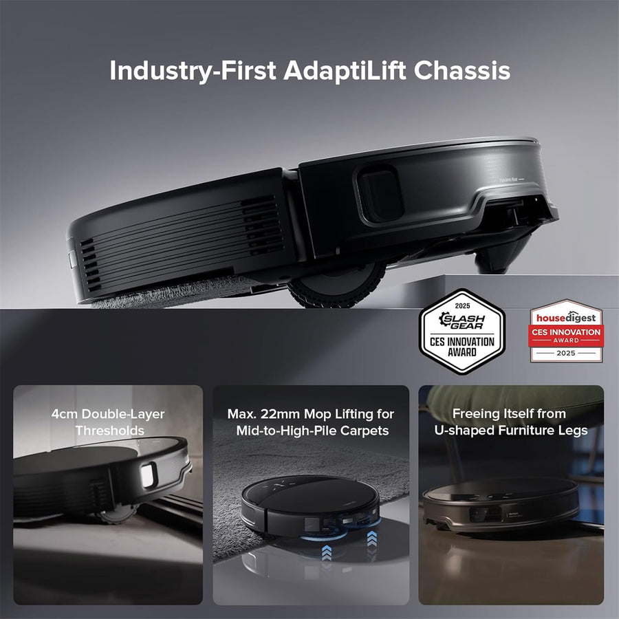 Roborock Saros 10R Black  Vacuum Cleaner & Mop with 20,000Pa Suction