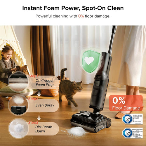 Roborock F25 Ace Pro  Cordless Wet Dry Handheld Vacuum  25000 Pa Suction Power
