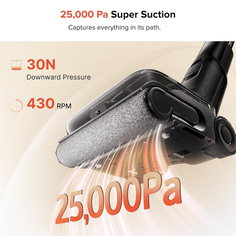 Roborock F25 Ace Pro  Cordless Wet Dry Handheld Vacuum  25000 Pa Suction Power