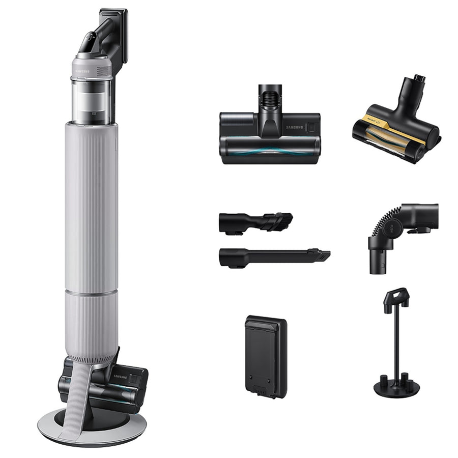Samsung Bespoke AI Jet Lite Pet  Handstick Vacuum Cleaner with All in one Clean Station - Pebble Grey