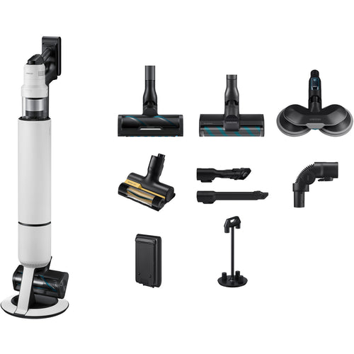 Samsung Bespoke AI Jet Ultra Elie 400W Handstick Vacuum Cleaner with Clean Station - Satin Greige