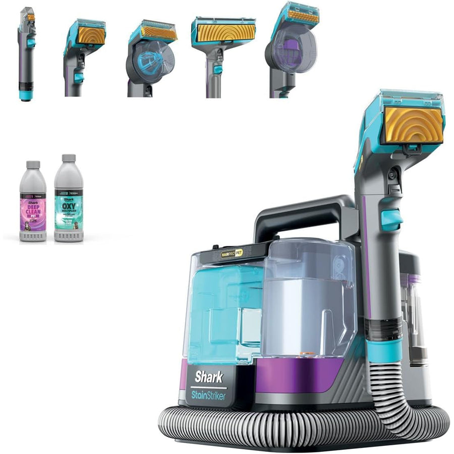 Shark PX250ANZ   Portable spot Carpet & Upholstory Cleaner Anti-Clog Pet Hair Extractor