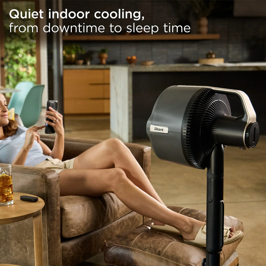 Shark FlexBreeze Pro Mist Indoor/Outdoor Pedestal & Table Fan With Water Tank