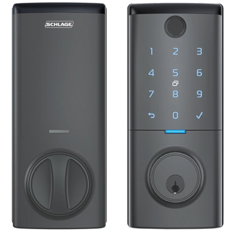 Schlage Ascent   Smart Deadbolt Lock - Graphite