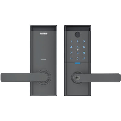 Schlage Ascent   Smart Entrance Lever Lock - Graphite