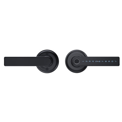 Schlage Ascent   Smart Lever Lock - Black