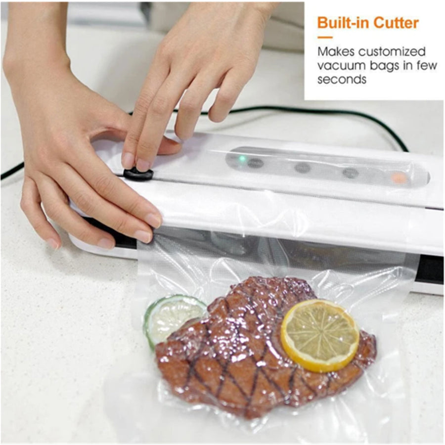 Sansai VS-1611 Electric Vacuum Sealer 60kPa Powerful Suction f Food Locks In Freshness