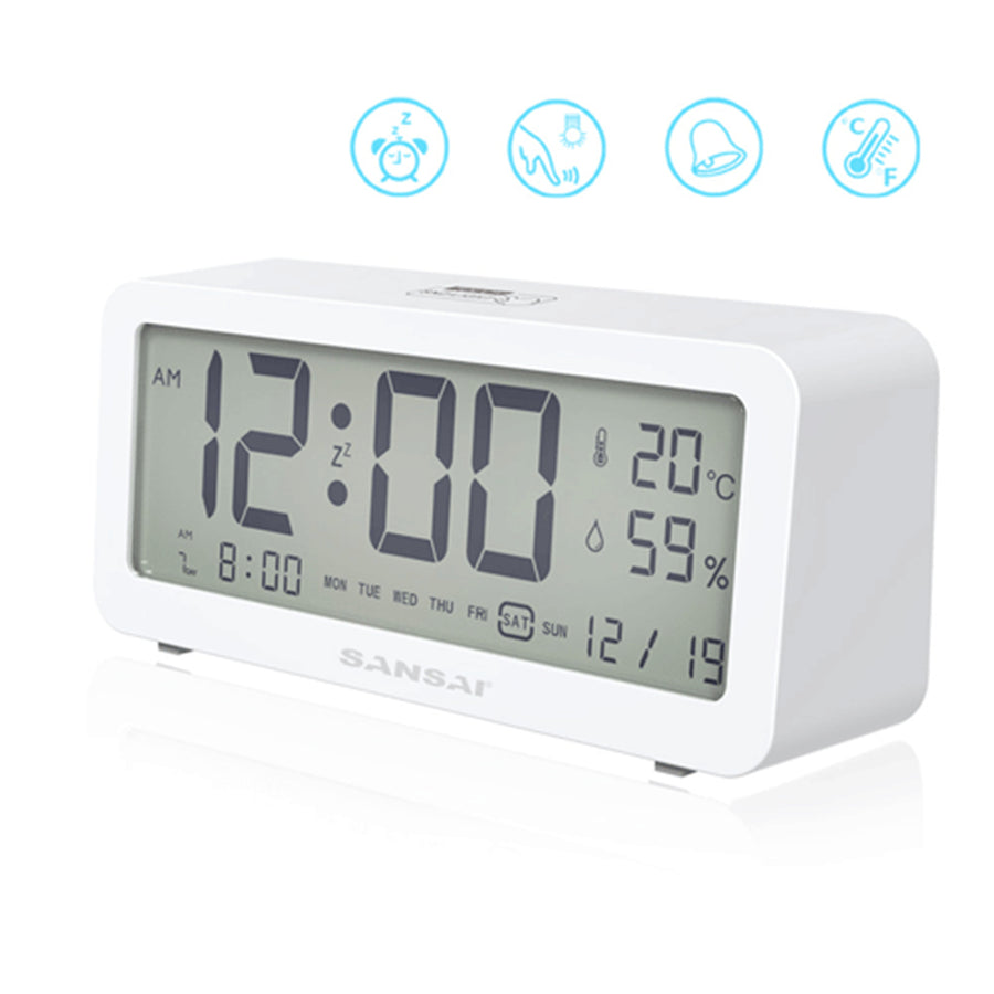 Sansai CR-079L LED Alarm Clock - Large