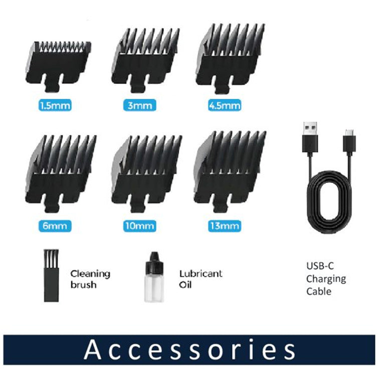 Sansai HC-6603B Professional Cordless Hair Clipper