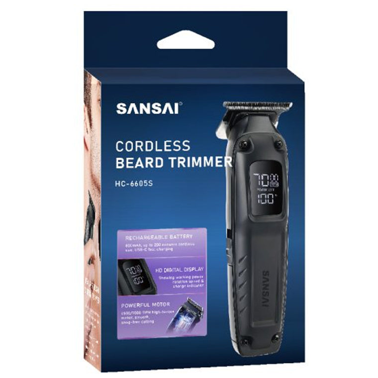 Sansai HC-6605S Professional Cordless Beard Trimmer