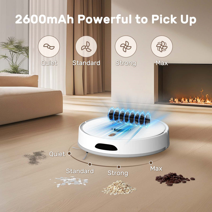 Verefa  L20M Plus 11-in-1 Robot Wet & Dry Vacuum Cleaner Pet Grooming Kits Self Empty Dustbin