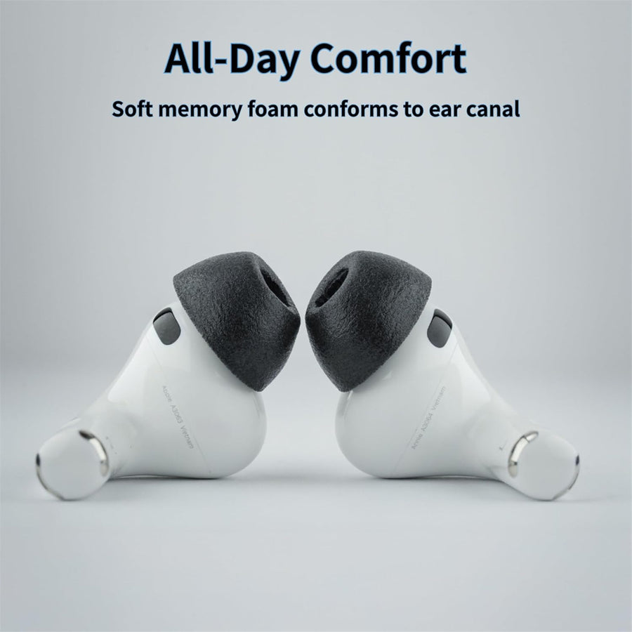 Comply (Small) TrueGrip Memory Foam Tips for Apple AirPods Pro 3 - Black - Small 3-pack (6x Small size eartips) - compatible with AirPods Pro 3rd Generation
