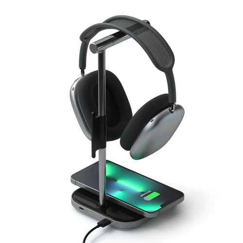 SATECHI 2 in 1 Headphone Stand with Wireless Charger