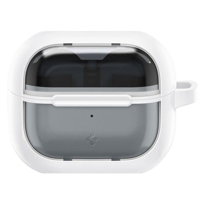 Spigen Ultra Hybrid Clear Case for Samsung Galaxy Buds 3 & Galaxy Buds 3 Pro - Jet White - With Carabiner Clip