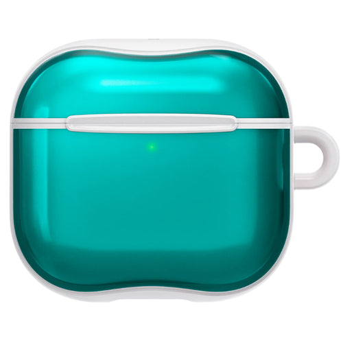 Spigen Apple Airpods 4 Classic C1 Case - Bondi Blue - Compatible with Airpods 4 & AirPods 4 with Active Noise Cancellation - Carabiner included - Wireless Charging compatible