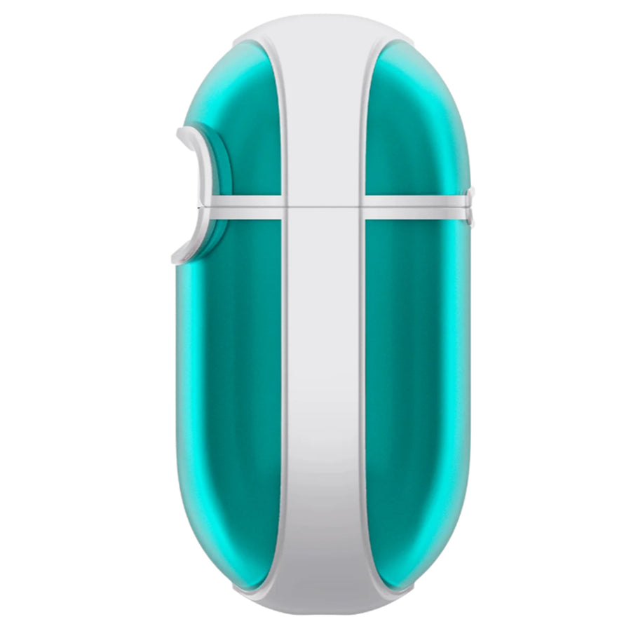 Spigen Apple Airpods 4 Classic C1 Case - Bondi Blue - Compatible with Airpods 4 & AirPods 4 with Active Noise Cancellation - Carabiner included - Wireless Charging compatible