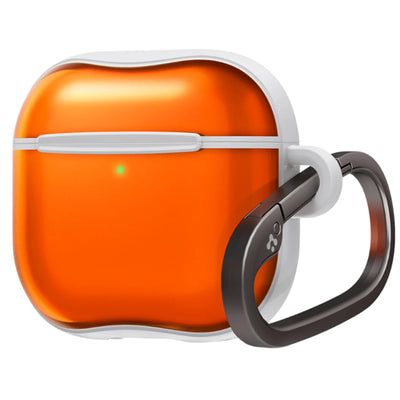 Spigen Apple Airpods 4 Classic C1 Case - Tangerine - Compatible with Airpods 4 & AirPods 4 with Active Noise Cancellation - Carabiner included - Wireless Charging Compatible