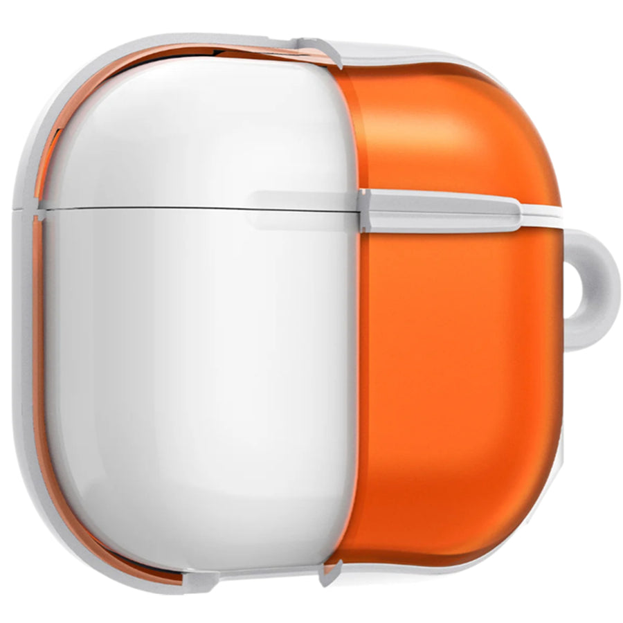 Spigen Apple Airpods 4 Classic C1 Case - Tangerine - Compatible with Airpods 4 & AirPods 4 with Active Noise Cancellation - Carabiner included - Wireless Charging Compatible